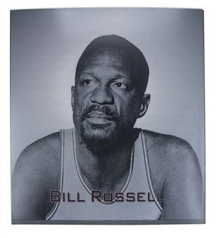 Bill Russell 25x28 Enshrinement Portrait Formerly Displayed In Naismith Basketball Hall of Fame (Naismith HOF LOA)